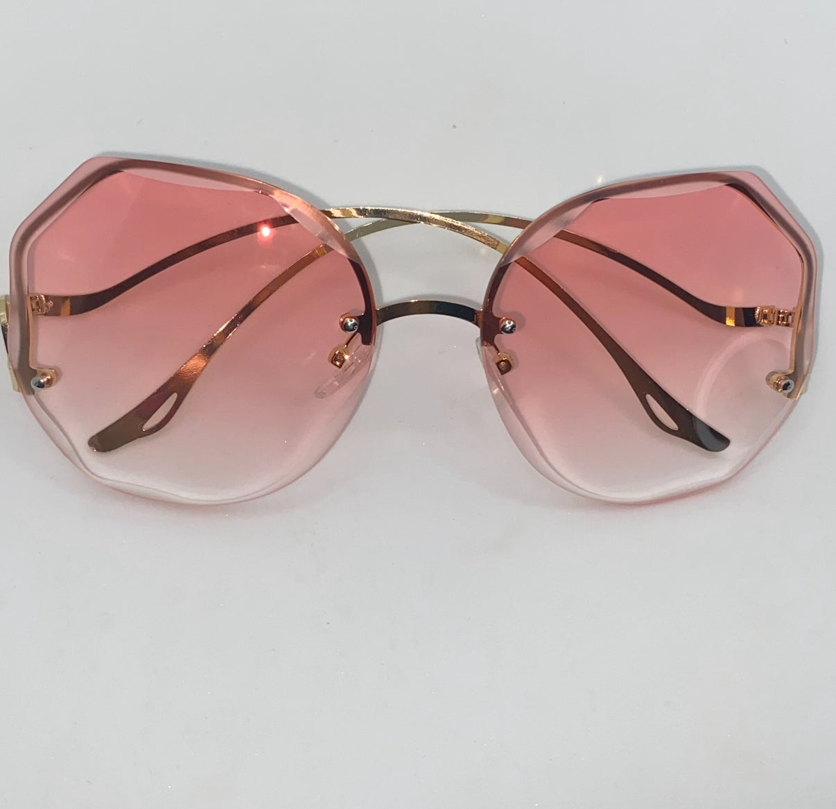 Pink ombre glasses