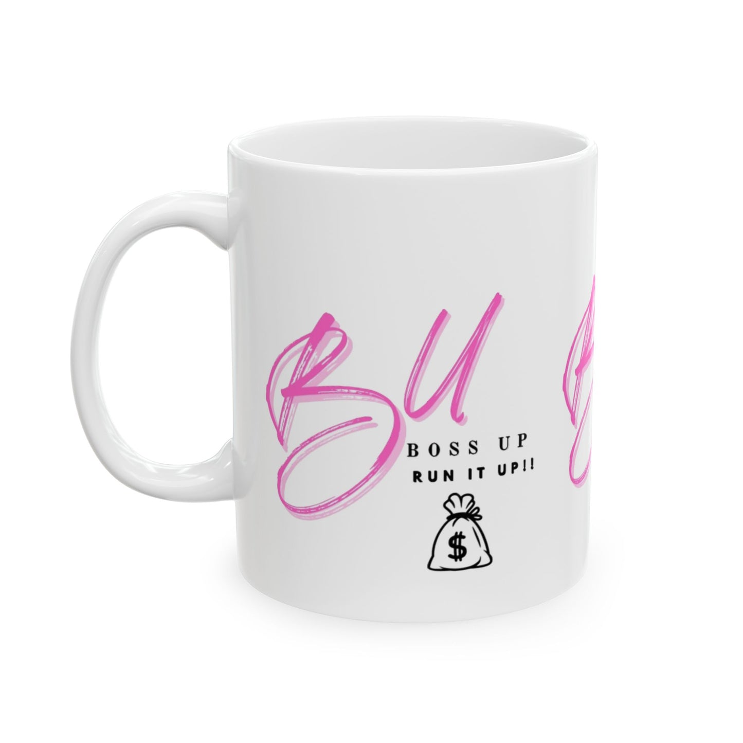Boss up  Mug, Inspirational Gift for Entrepreneurs, Motivational Coffee Cup, Unique Office Decor, Boss Up