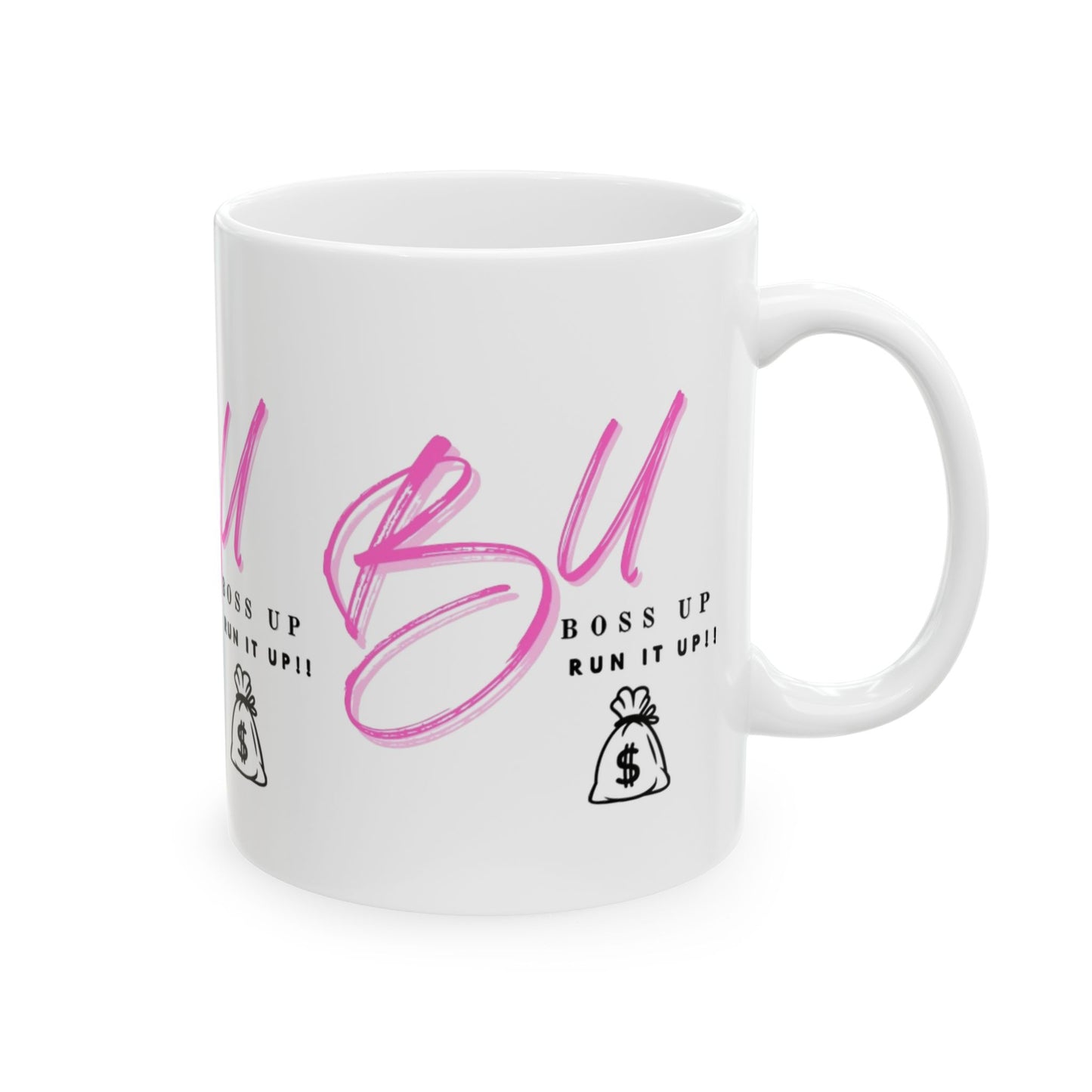 Boss up  Mug, Inspirational Gift for Entrepreneurs, Motivational Coffee Cup, Unique Office Decor, Boss Up