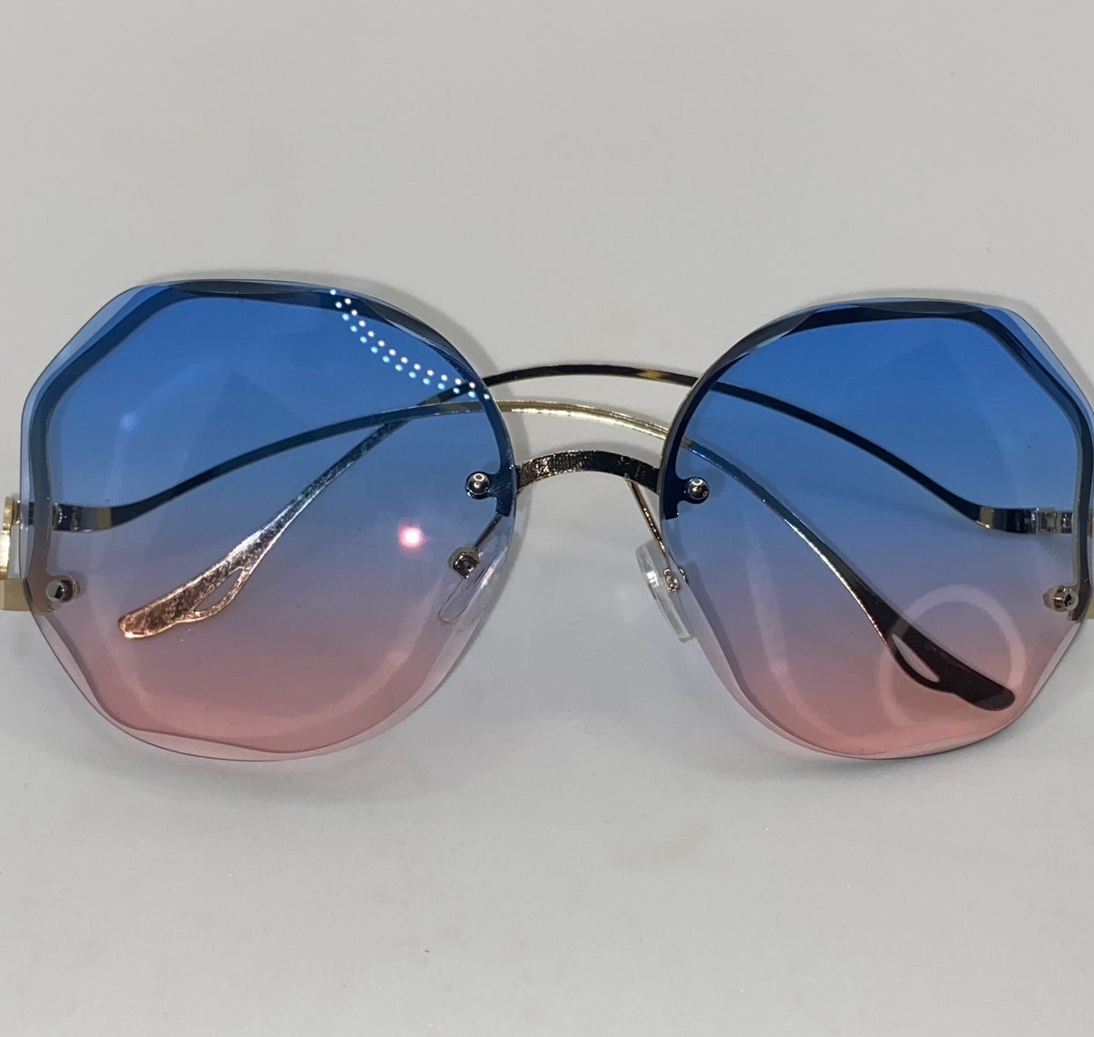 Blue ombre sunglasses